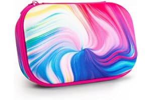 ZIPIT Colorful Pencil Case for Girls, Cute Pencil Box for School, Large Capacity Stationery Organizer Box