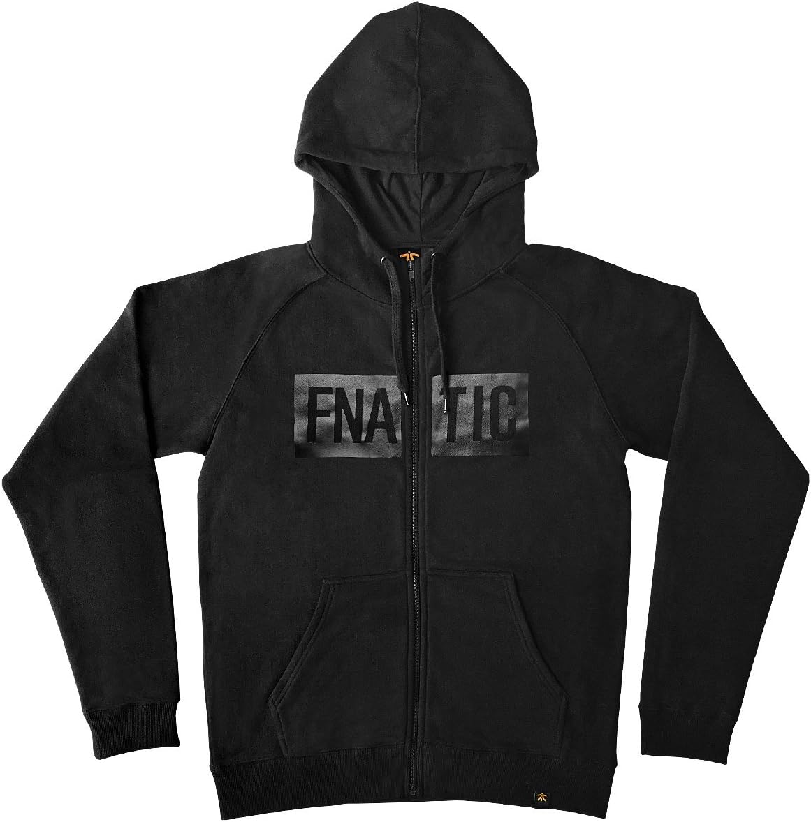 Fnatic Zipped Hoodie, Black Line Collection, Black