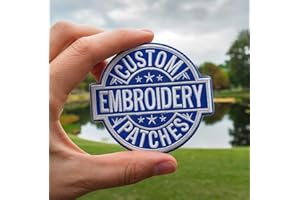 Luxury Embroidered Custom Logo Image Patches,Custom Company Logo Patch, Personalized with Your Name/Text For Iron On Sew On H