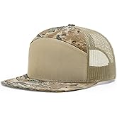 Richardson 168 168P Hat 7-Panel Trucker Cap Hi-Pro Snapback Cap Camo Hat Adjustable Baseball Hat Blank Hat Bulk Hats