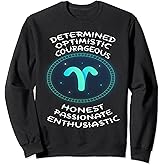 Aries Pajamas Gifts Fan Clothing April Zodiac Sign Outfits Sweatshirt