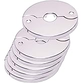 Floor and Ceiling Plate Cover Split Flange Replacement and Repair Kit, Fits 3/8 Inch IPS Galvanized Pipe or 1/2 Inch Copper P