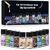 SURJVER Car Air Freshener Refill, Delivers Over 3000 Sprays, Five Scents, Long-Lasting Freshness Refill (10 Bottles)