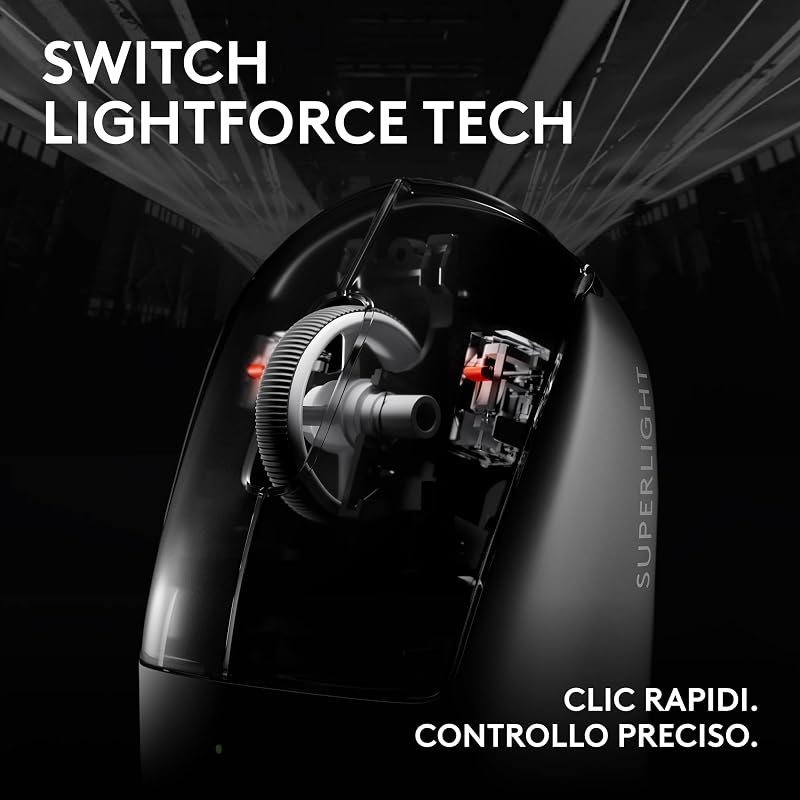PRO X SUPERLIGHT 2c, mouse gaming wireless mouse compatto