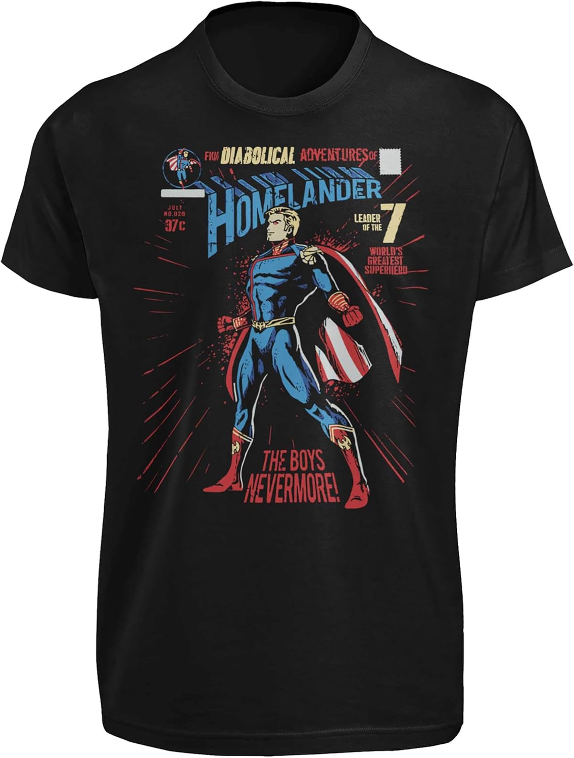Homelander Comic Book Style TShirt The Boys Inspired Adults T Shirt