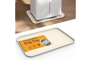 LBG Products Drip Pans 15.5 x 10.5 Inch for Small Dehumidifier,Hard Plastic Drip Tray Portable AC Drip Pan Catch & Prevent Spills or Leaks from Dehumidifier for Bedroom,Home,Protect Your Floor