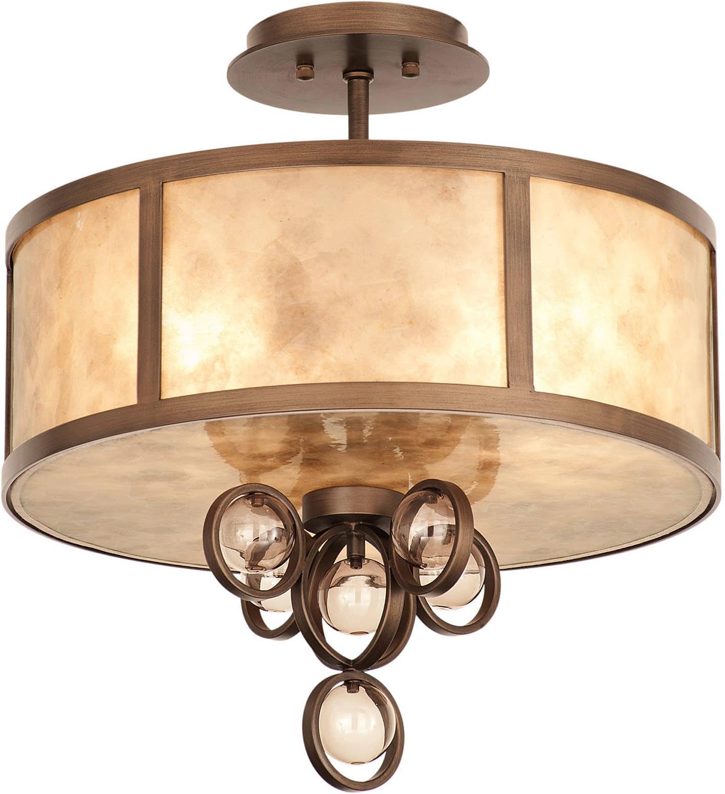 Kalco 6555AB Sandhurst Semi Flush Fixture