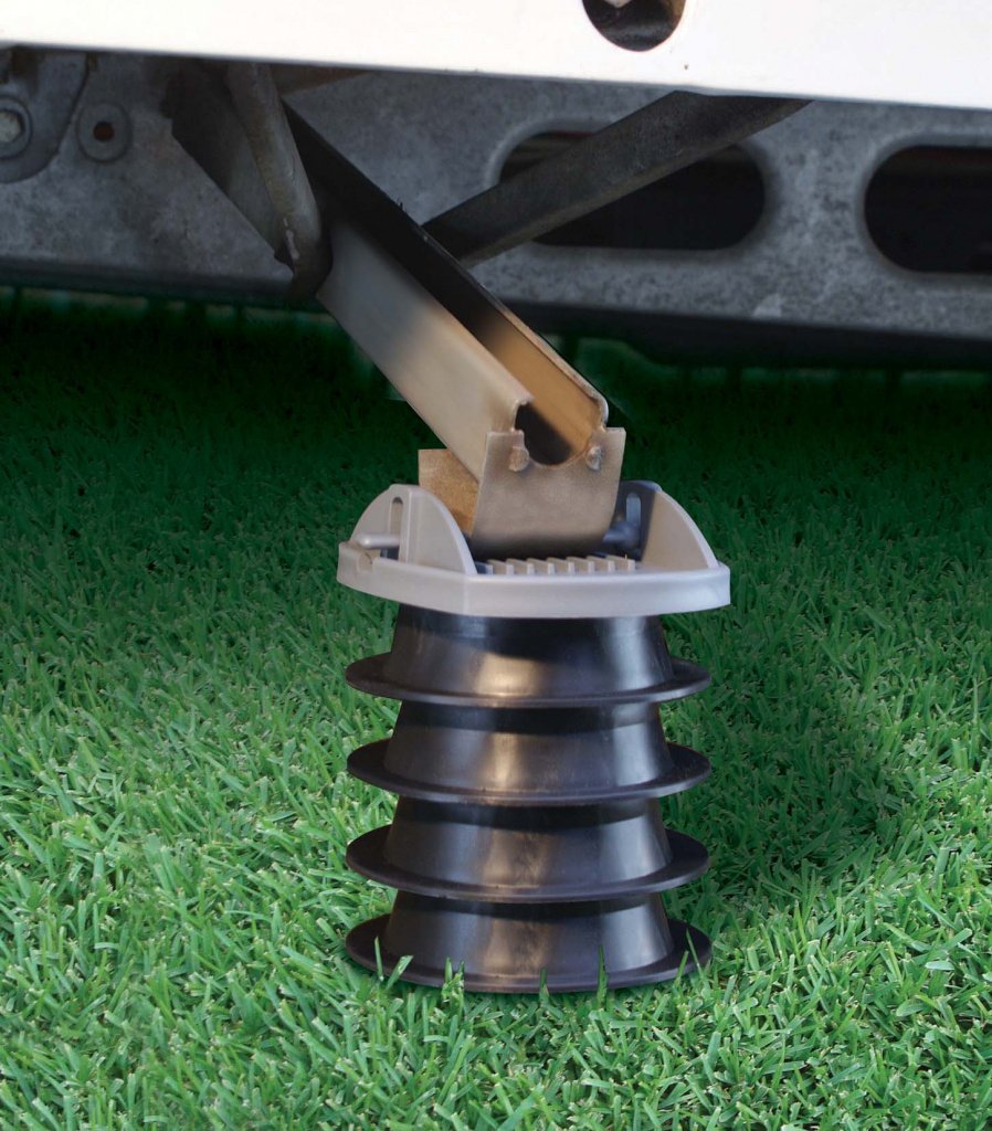 Streetwize Accessories Leisurewize - Stack - A - Set, Corner Steady Extender Built for Caravans - Robust and Stable Design (LWACC6)