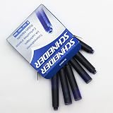 Schneider Ink Cartridges Blue Fountain Pen Refills Box of 6 Standard Size view 4