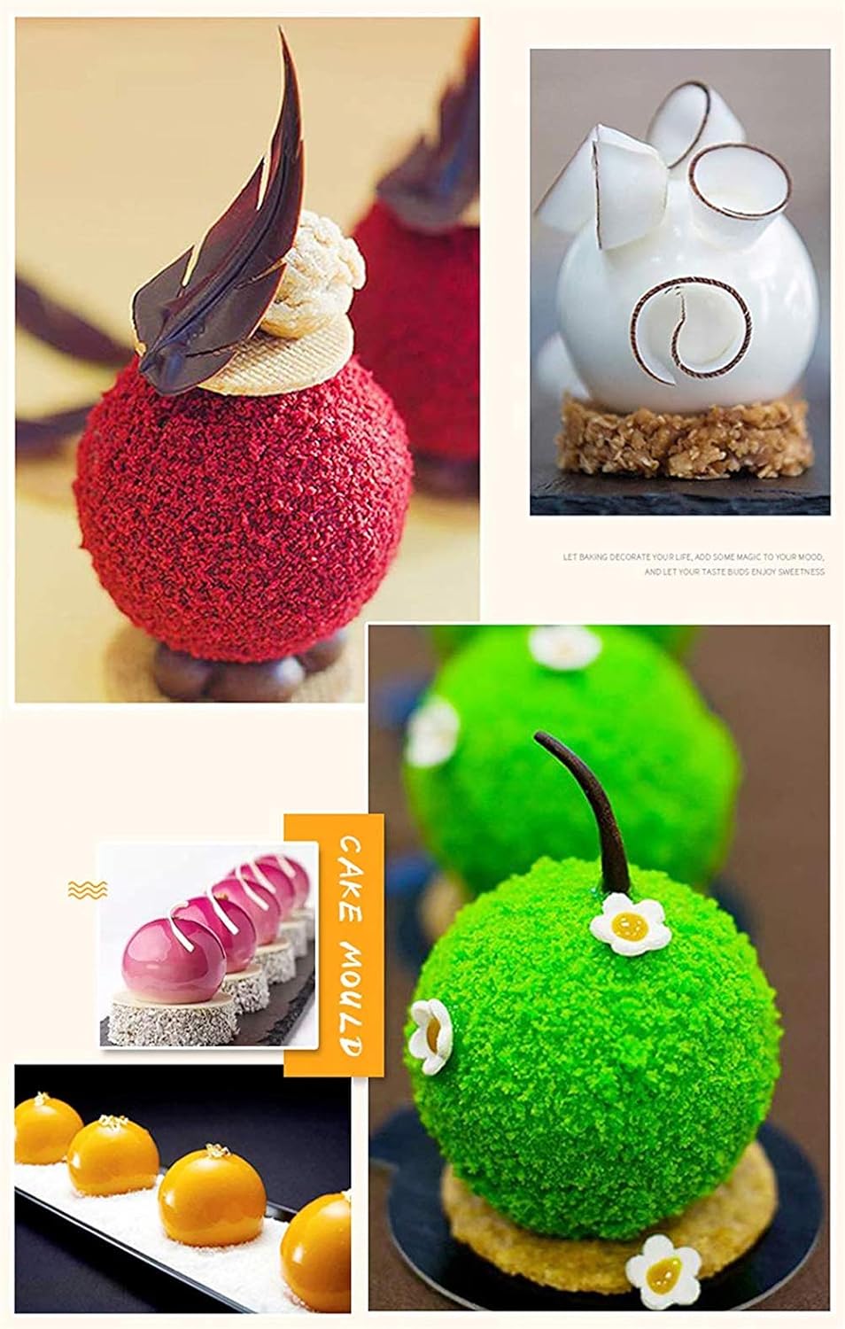 DUBENS 2 Stück Frosch Form Fondant Kuchen Silikon Form ...