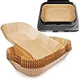 Air Fryer Liners Ninja Accessories,Air Fryer Liners Disposable Paper Air Fryer Parchment Paper Liners Rectangular Air Fryer Accessories Baking Paper (125PCS for Ninja XL)