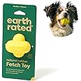 Earth Rated Dog Ball, Interactive Fetch Toy for All Breeds, Comes in Multiple Sizes, Made with Natural Rubber, Perfect for Indoor and Outdoor Use, Medium, Yellow