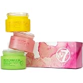 W7 Sweet Dreams Overnight Lip Mask Trio - Strawberry, Apple, Grapefruit | Vitamin E, Aloe Vera and Grape Seed Oil, Hydrating