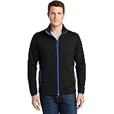 SPORT-TEK Unisex Sport-Wick Stretch Contrast Full Zip Jacket
