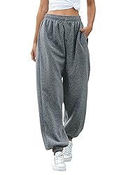 Womens Sweatpants with Pockets High Waist Jogger
