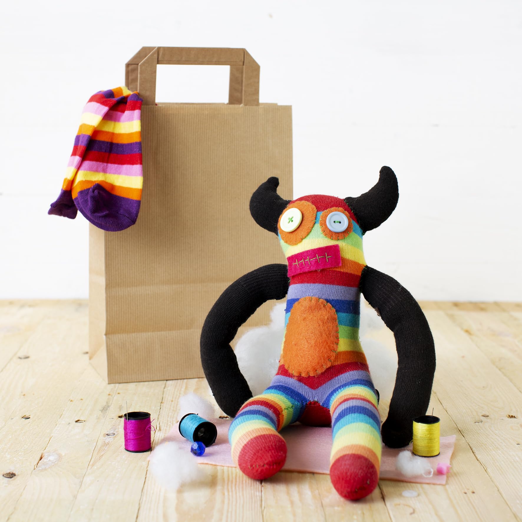 Create Your Own Sock Monster : DIY Craft Kit for Endless Fun!