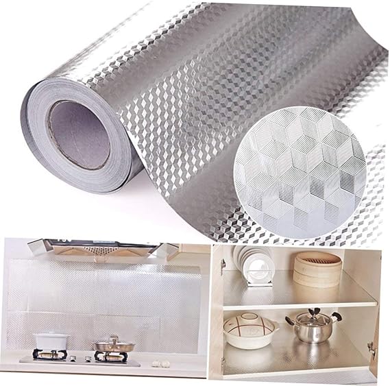 KEYkey Cocina Papel de Aluminio Etiquetas engomadas de Anti Grasa