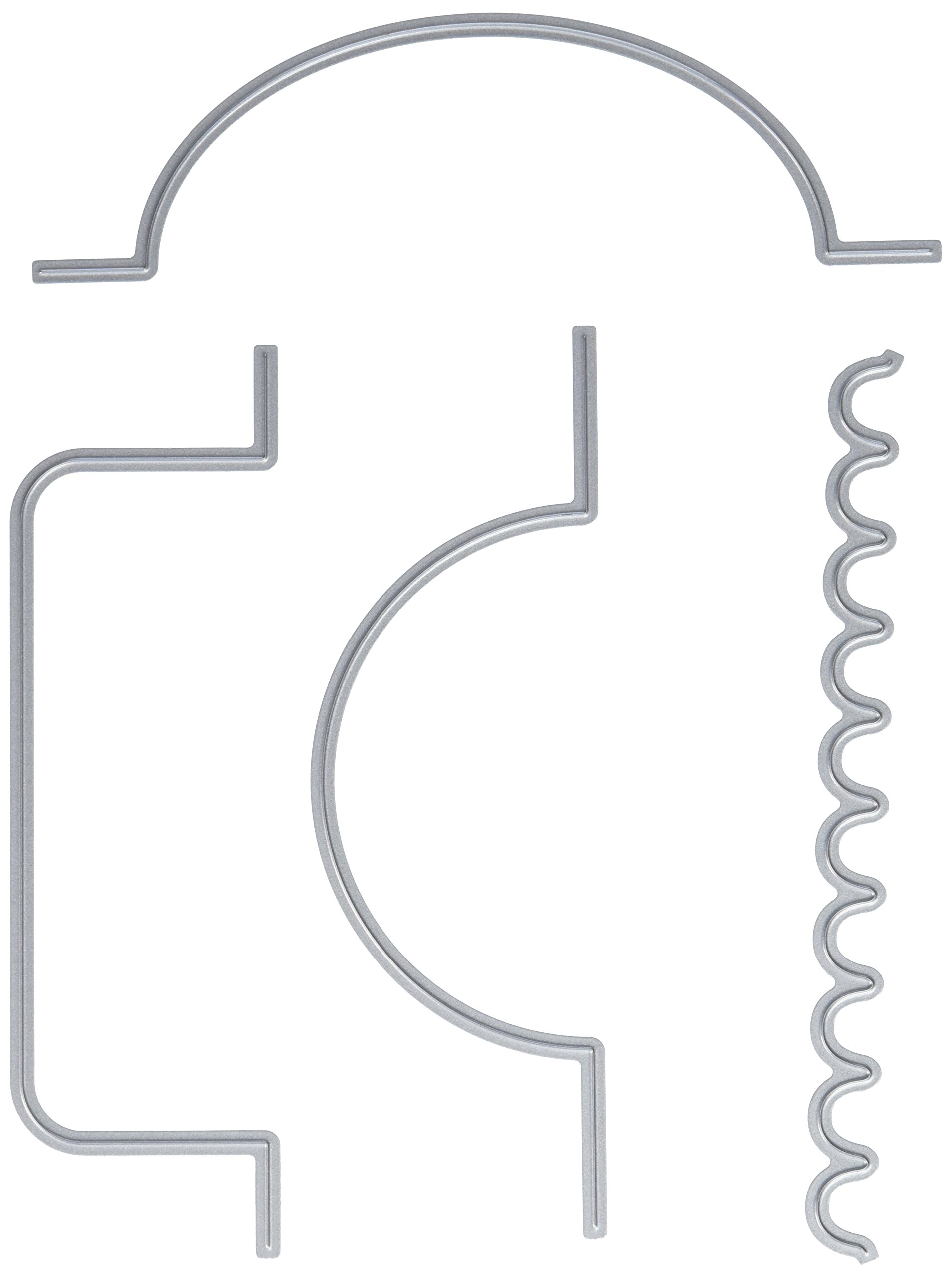 Elizabeth Craft Designs Pop It Up Metal Dies By Karen Burniston Pull Card Edges, 5.4-inch