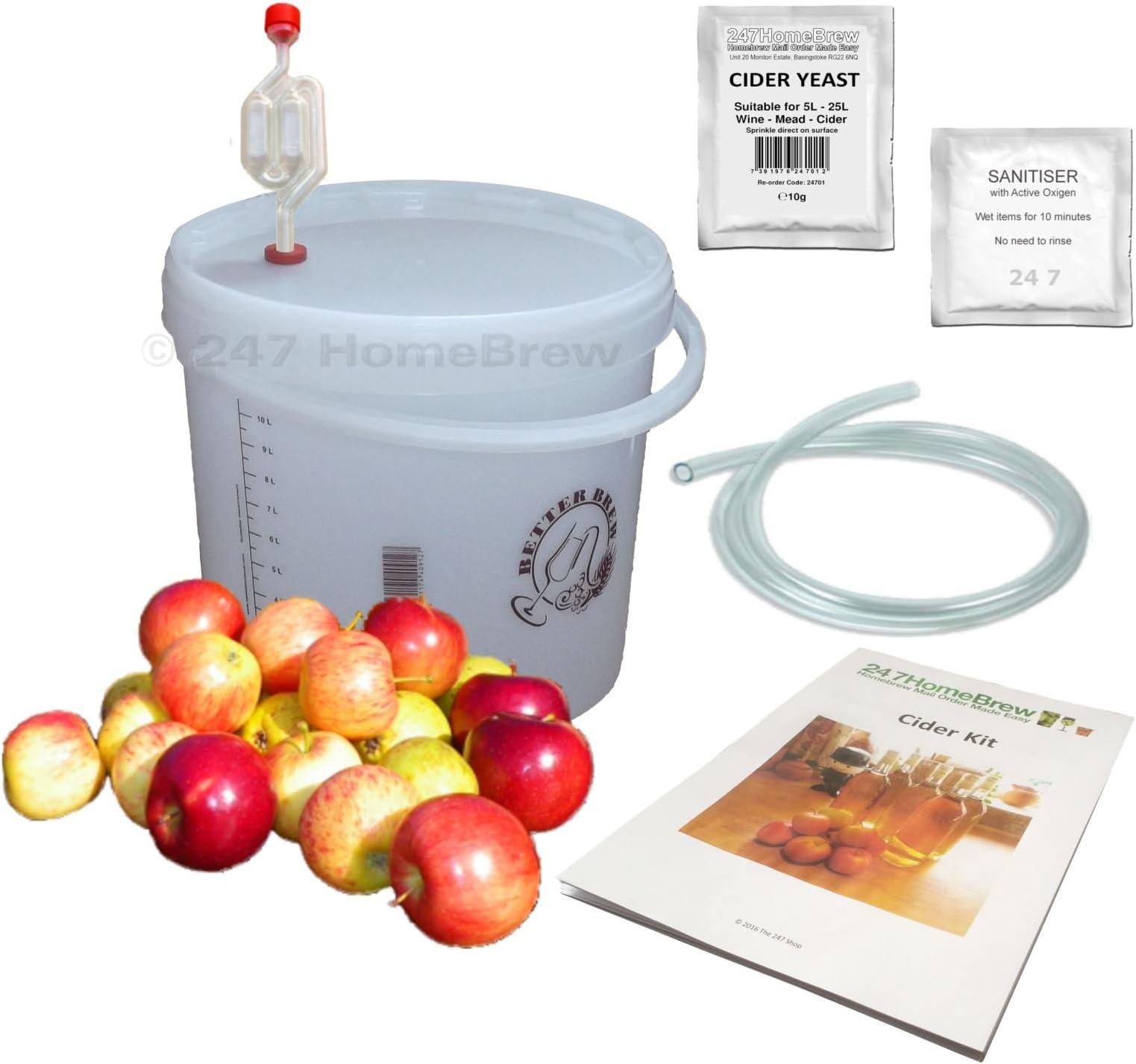 Cider Making Starter Kit - 10L/2 Gallon Just add Juice