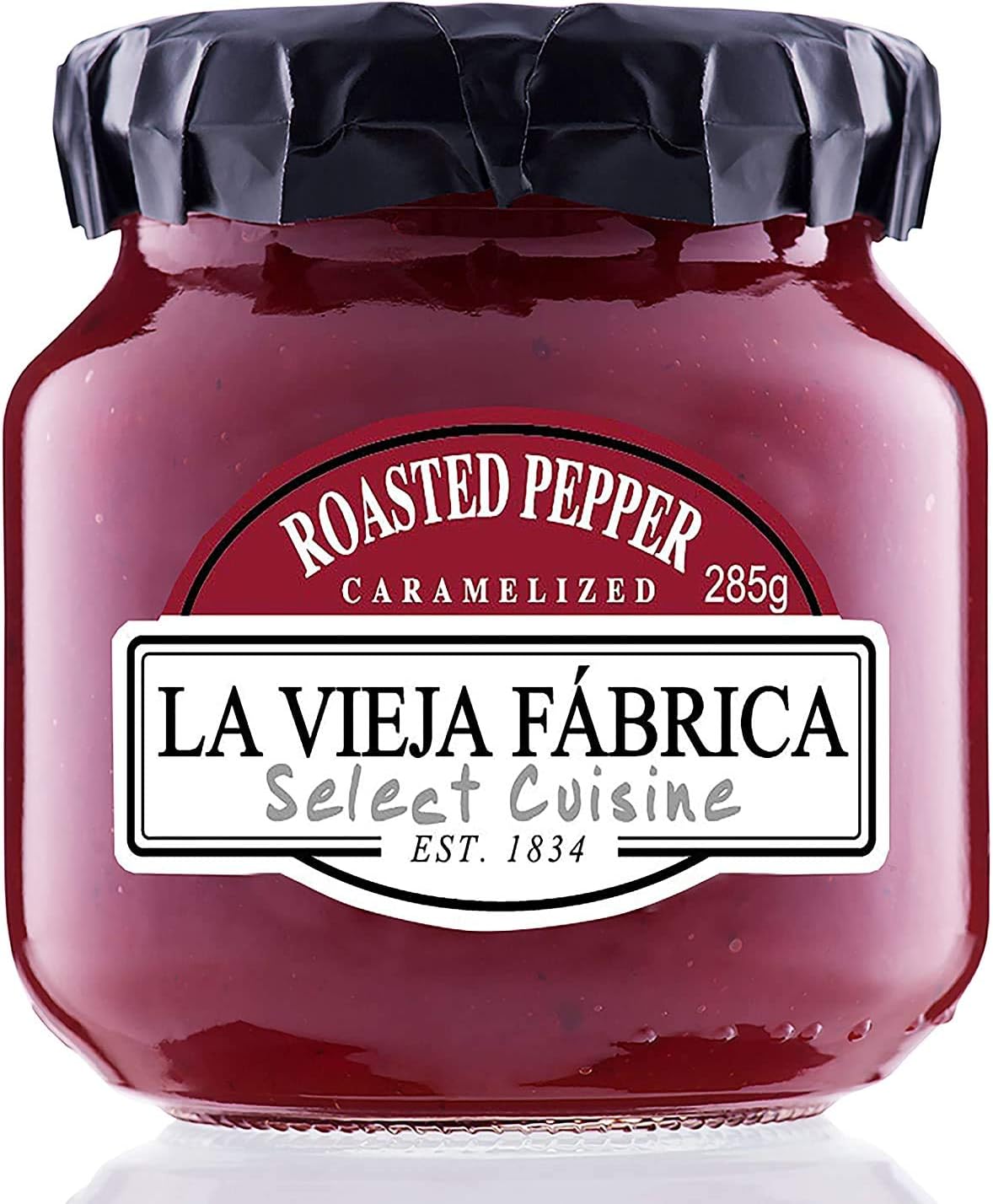 La Vieja Fabrica Roasted Pepper Mermelada Jam, Caramelized, 285 g