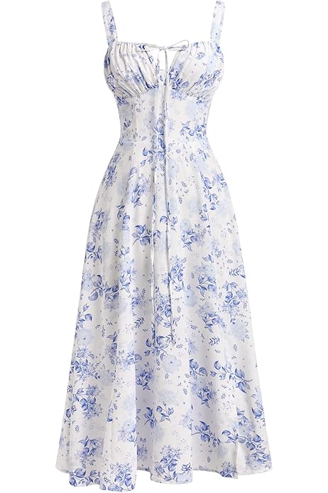 Vestido Mujer Vestido De Corsé Floral Para Mujer, Vestidos