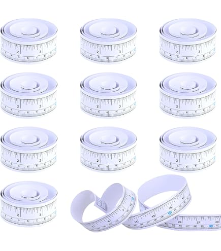 thumbnail image 2 of 10 Pack Self-Adhesive Measuring Tape Stickers - 36 Inch Double Scale Rulers For Workbenches 2 of 9