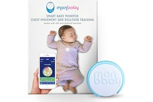MonBaby Smart Baby Monitor: Tracks Chest Movement, Rollovers, Sleeping Position. Feeling Temperature. Real-Time Alerts to Smartphone. HSA and FSA Approved. Low-Energy Bluetooth Connectivity.