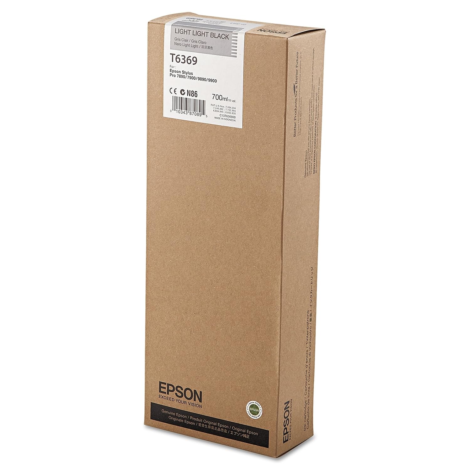 Epson T596 700ml Ink Cartridge - Light Light Black