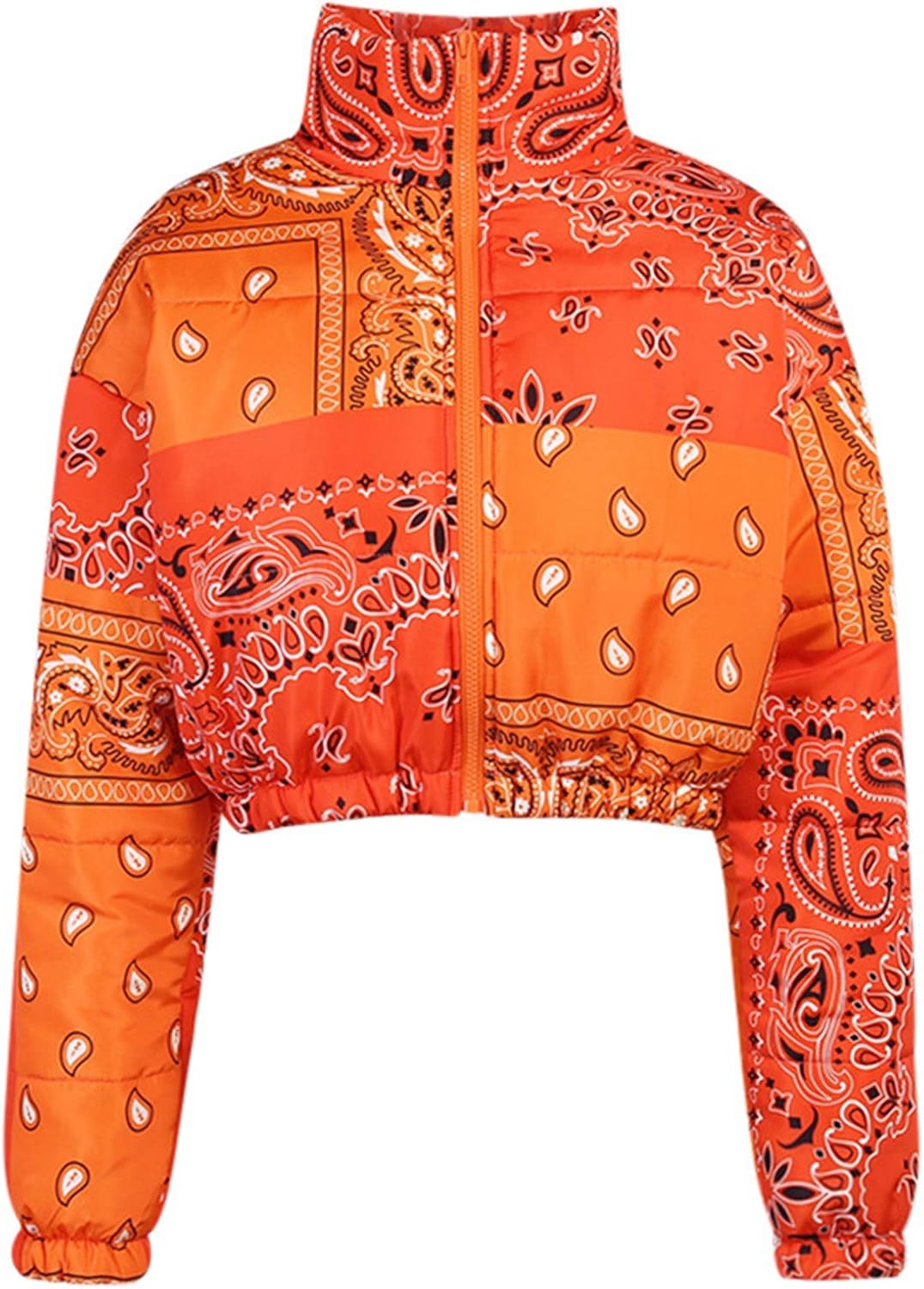 threadbare cropped puffer jacket