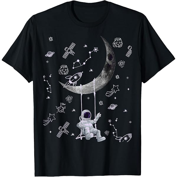 Amazon.com: Phases Of The Moon - Retro Vintage Astronomy T-Shirt