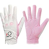 FINGER TEN Non Slip Golf Gloves Women 2 Pack for Left Right Handed Golfers, All Weather Grip & Comfortable Glove for Serious Performance, Fit Size Medium Small Large