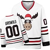 Griswold #00 Movie Christmas Hockey Jerseys Stitched Letters and Numbers S-XXXL