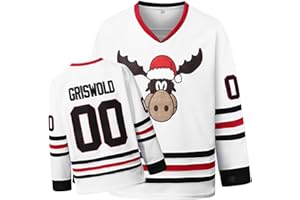 PRIMITAS Griswold #00 Movie Christmas Hockey Jerseys Stitched Letters and Numbers S-XXXL