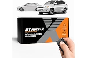Start-X Remote Starter Kit for Toyota Corolla (2009, 2010, 2011, 2012, 2013) and RAV4 (2009-2012) Vehicles | Push-to-Start Ig