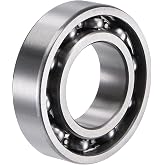 uxcell 6005 Deep Groove Ball Bearings 25x47x12mm Chrome Steel, Open Type | C3 Clearance