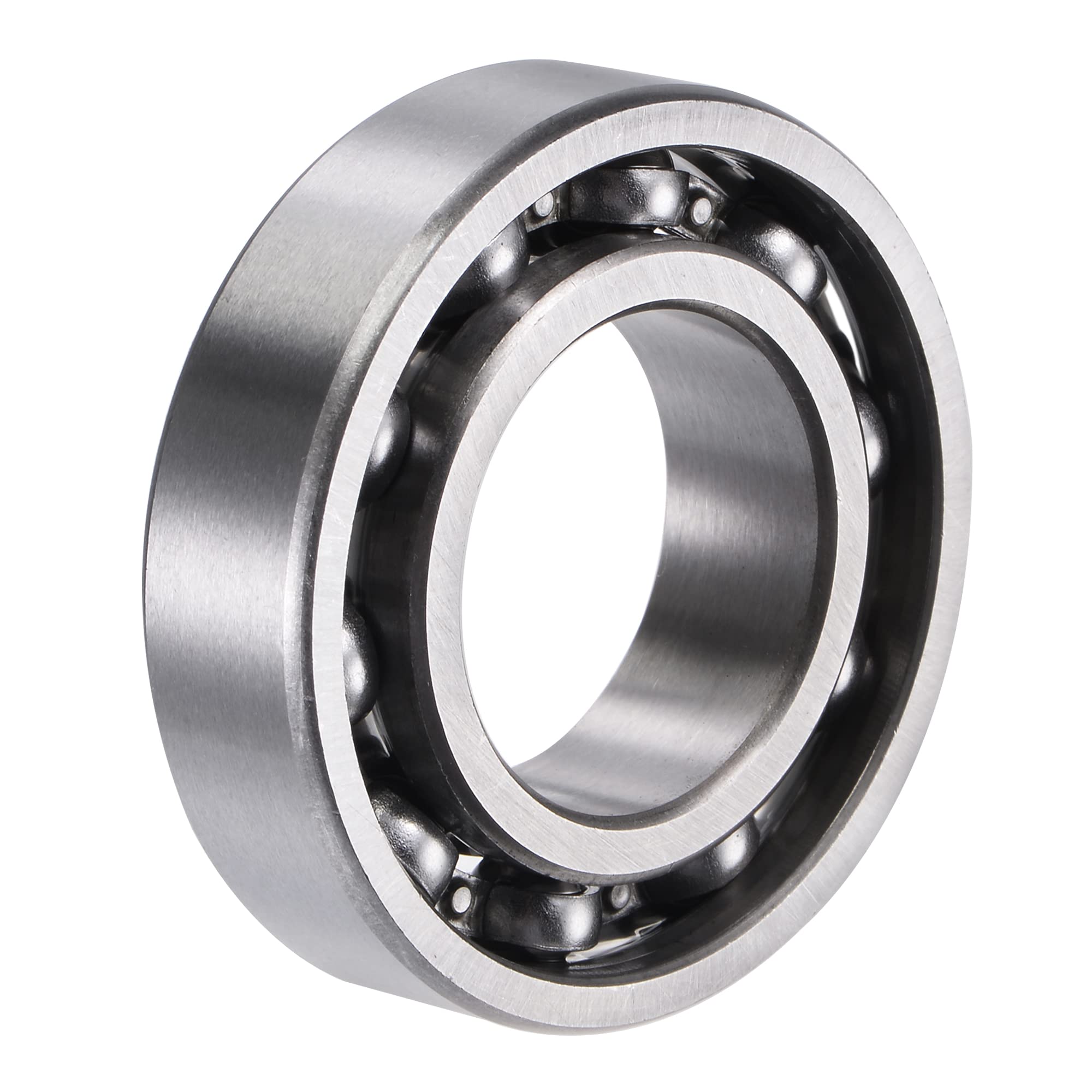 sourcing map 6005 Deep Groove Ball Bearings 25mm Bore 47mm OD 12mm Thick C3 Open Type Chrome Steel