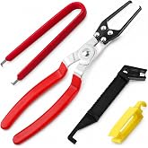 KUBOJSDLZ Relay Puller Pliers Relay and Fuse Remover Tool, Automotive Relay FMM Fuses Puller Tool, Car Vehicle Battery Terminal Wiper Remover - (4-Pack)