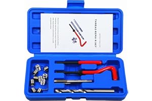 BestsQ 15pcs Thread Repair Kit M9 x 1.25mm Metric Thread Repair Insert Kit Compatible Hand Tool Set for Auto Repairing (M9-1.25)