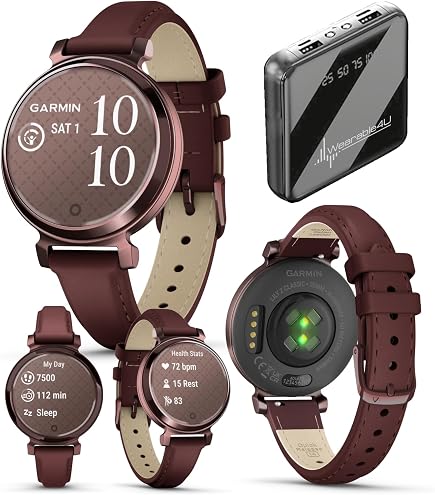 【美品】GARMIN Lily 2 Classic Tan Leather Amazon.com: Wearable4U Garmin Lily 2 Classic - Cream Gold with Tan