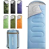 FARLAND Sleeping Bags 30℉ for Adults Teens Kids with Compression Sack Portable and Lightweight for 3-4 Season Camping, Hiking,Waterproof, Backpacking and Outdoors