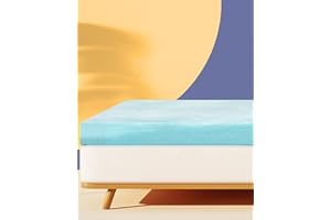 ViscoSoft Twin XL Memory Foam Mattress Topper - 3 Inch Cooling Extra Long Reflex Gel Mattress Pad - CertiPUR-US - Oeko TEX Certified
