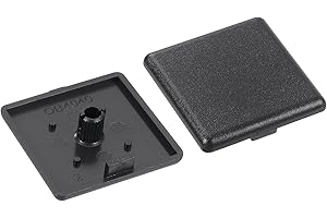 uxcell 10Pcs Extruded End Cap Nylon, 40x40mm T-Slot Aluminum Profile 4040 European Standard End Cap Extrusion Plug for Trolle