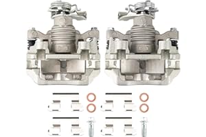 PHILTOP Rear Disc Brake Caliper Assembly Chevrolet Pontiac Saturn For 2004-2012 Malibu, 2005-2010 G6, HHR, Aura, G5, Cobalt SS, Cobalt Sport, Ion Red Line, 18B4892 18B4893 Rear Driver and Passenger