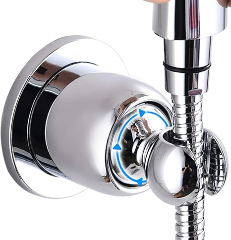 Handbrausehalter Aus Aluminium – Halterung Für Duschbrause, Justierbar, Montage Mit 2 Bohrungen (30 Mm Abstand)