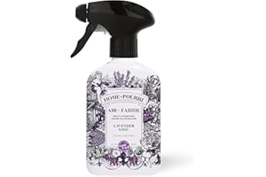 POO-POURRI Home-Pourri Air + Fabric Multi-Purpose Odor Freshener Spray, 11 Fl Oz, Up to 570 Uses, Lavender Sage Scent, Room Deodorizer with Essential Oils, for Carpets, Couches, Bedding & Curtains