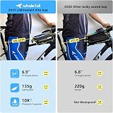 Whale Fall Reflective Frame Bag Waterproof EVA Bike Bag 6.9 inch Touchscreen view 7
