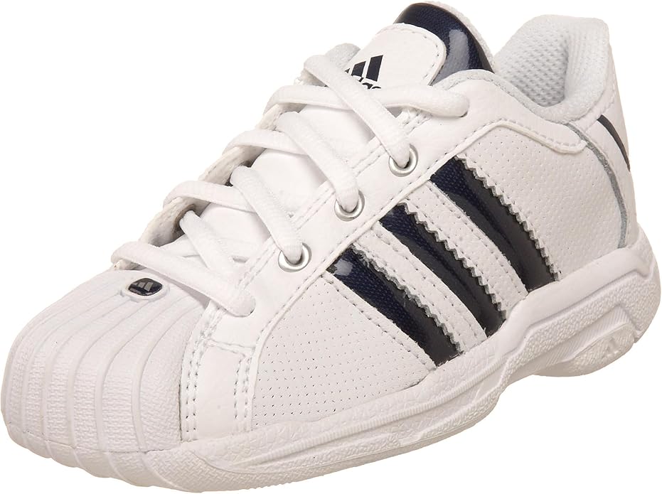 Amazon.com: adidas Infant/Toddler Superstar 2G Ultra Basketball Shoe,White/Indigo/White,7 M US 