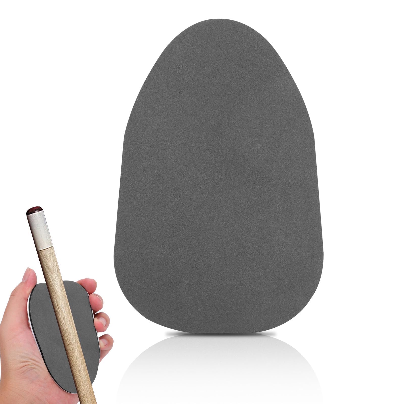 Agatige Cue Shaft Burnisher, Billiard Cue Clean Cloth Pool Cue Shaft Smoother Two Sided Snooker Cue Shaft Burnisher Cleaner Polisher Billiard Slicker Cleaner for Billiard Pool Cue Maintenance