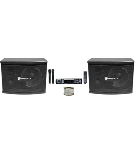 Rockville RPA70WBT V2 1000w 2-Ch USB Bluetooth Karaoke Amplifier