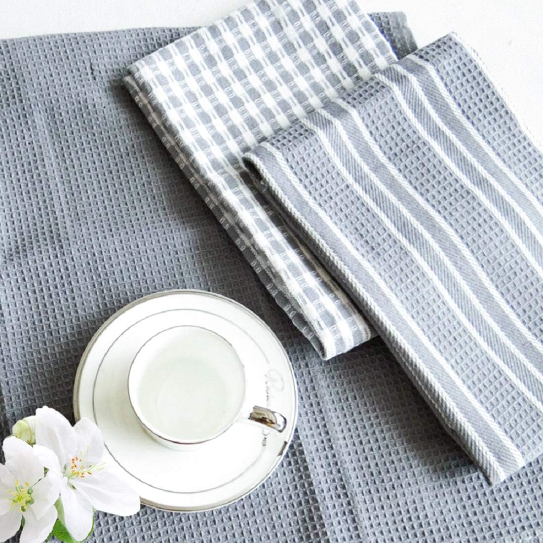 Rofesi No-Slip Placemats, 100% Cotton Dining Table Place Mats Kitchen Table Mats 3 Pack, Heat Resistant Cotton Woven Placemat for Kitchen Dining Table Decoration (Grey, 24x16 inches): Home & Kitchen